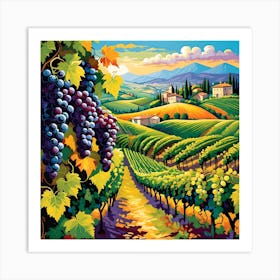 ITALIAN VINEYARD Art Print