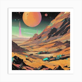 Alien Landscape Art Print