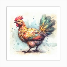 Rainbowchick Art Print