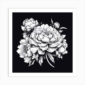 Peony Flower Art Print