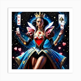 Queen Of Hearts 11 Art Print