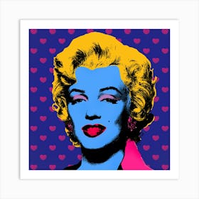 MARILYN B Art Print