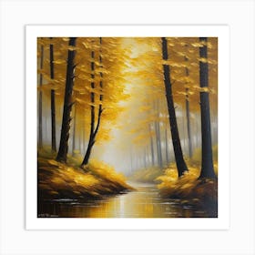 Autumn Forest 112 Art Print