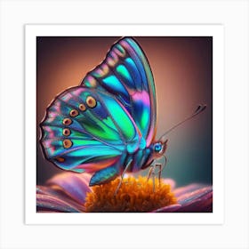 Colorful Butterfly Art Print