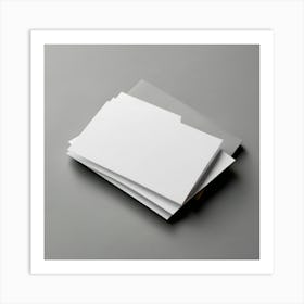 Stack Of Paper Art Print