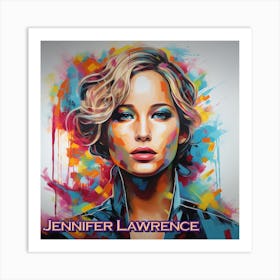 Jennifer Lawrence Art Print