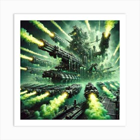 Vxs 7 Acidic Juggernaut Corrosive Weaponry Converted Art Print