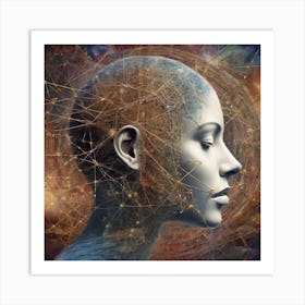 Woman'S Head 1 Art Print