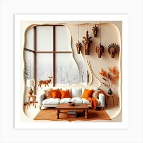 Living Room Decor Art Print