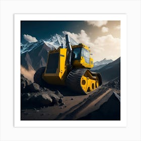 Buldozer Mountain (40) Art Print