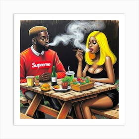 Supreme Couple 21 Art Print
