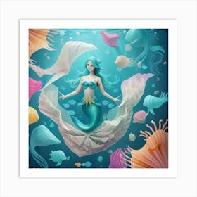 Mermaid 3 Art Print