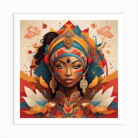 African Woman Art Print