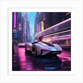 Hypercar of the Future Art Print