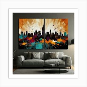 Default Create Unique Design Of Canvas Art Of Room 2 Art Print