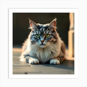 Cat Portrait Art Print