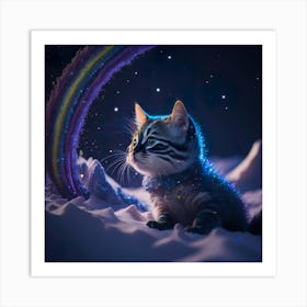 Cat Galaxy (82) Art Print