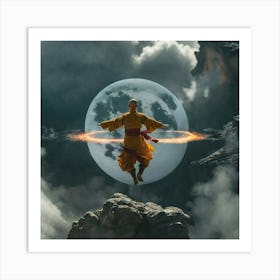 Buddhist Monk Art Print