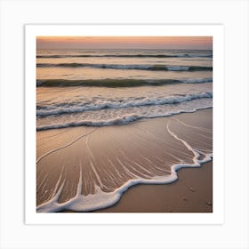 Sunset At The Beach 9 Art Print