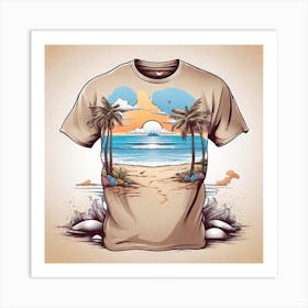 T - Shirt Design 3 Art Print