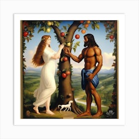 Adam And Eve 9 Art Print