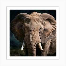 Elephant Tusks Art Print