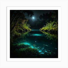 Night In The Jungle 9 Art Print