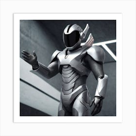 Futuristic Robot 26 Art Print