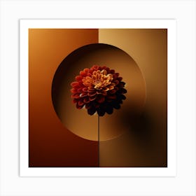 Abstract Flower 14 Art Print