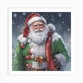 Santa Claus 3 Art Print