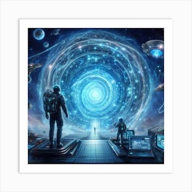 Spaceship 3 Art Print