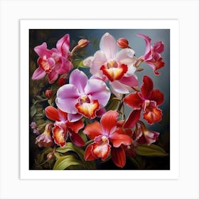 Orchids 8 Art Print