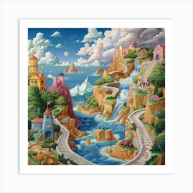 Fairytale Castle Art Print