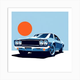 Classic Muscle Car 1 Art Print