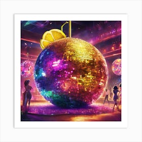 Disco Ball 32 Art Print