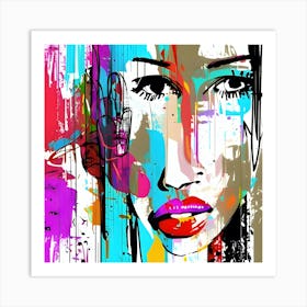 Abstract Abstract Of A Woman Art Print