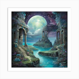 Dreamlike Vista 1 Art Print