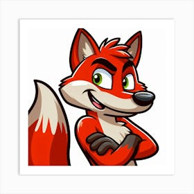 The red fox 5 Art Print