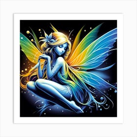 Rainbow Fairy 2 Art Print