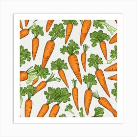 Carrot As A Frame (63) Art Print