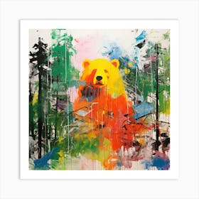 Bear In The Forest 2 Art Print