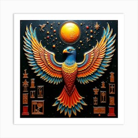 Egyptian Phoenix 1 Art Print