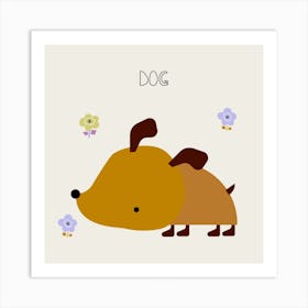 cute dog Art Print