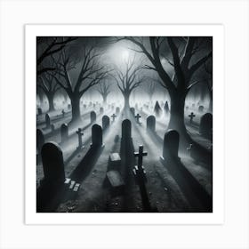 Graveyard Art Print