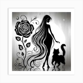 Creative Love And Relationship Illustration 123 Art Print