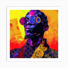 Afrobeat Artist Art Print