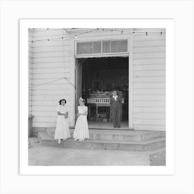 Untitled Photo, Possibly Related To Sociedade Do Espirito Santo (Ses) Hall On Fiesta Of The Holy Ghost Day Art Print
