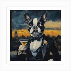 Whimsical Dogs 58 Art Print