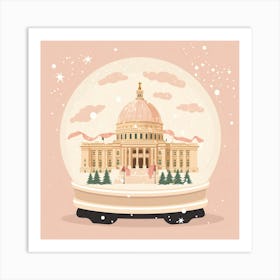 Washington Dc Usa 1 Snowglobe Art Print
