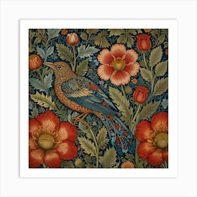 William Morris Bird Art Print